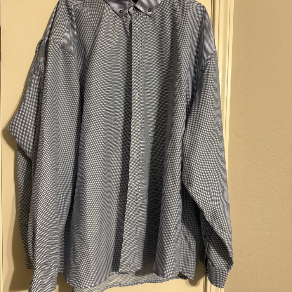 Classic Blue Dress Shirt for Men